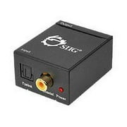 SIIG Digital to Analog Audio Converter - SPDIF to analog audio converter