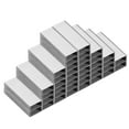 thumbnail image 1 of czcpp-Staples for Stapler, 8 Pack (1000 Per Pack) #10 Mini 3/16 Inch Length, Jam Free for Home Office Supplies, Silver, 1 of 4