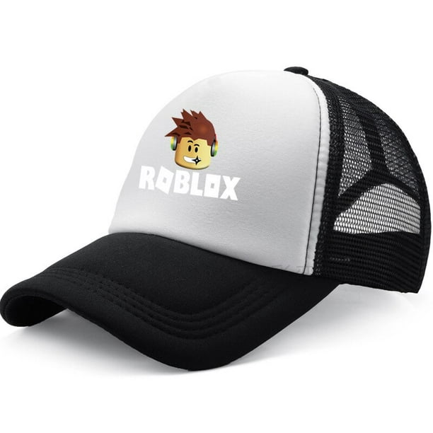 Sombrero ROBLOX con visera de dibujos animados para hombre y mujer, gorra de béisbol con visera, informal, transpirable, Verano