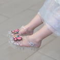 thumbnail image 6 of Toddler Girls Closed Toe Fisherman Jelly Sandals Girls Flat Hook and Loop Sandals White 2.5, 6 of 9