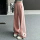 thumbnail image 1 of WILLBEST Pantalones Casuales elegantes para Mujer, con Pierna Ancha, Cintura Suelta y Bolsillos, Rectos y de Cintura Alta para Mayor Comodidad Diaria. Mediana, 1 of 4