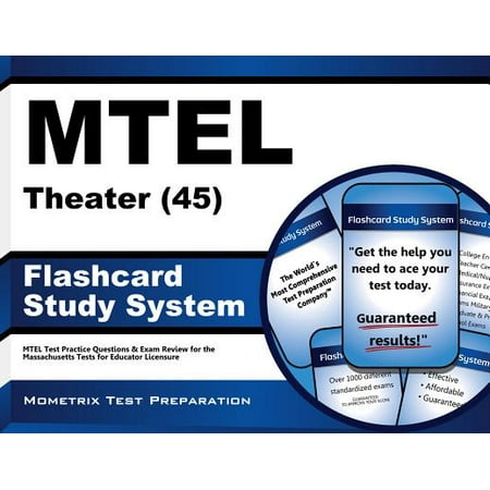 Mtel Theater 45 Flashcard Study System Mtel Test
