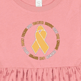 thumbnail image 4 of Inktastic Word Circle-childhood Cancer Awareness Girls Baby Dress, 4 of 5