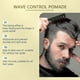 thumbnail image 4 of Strong Hold Wave Pomade for Men Layered Waves Shine Cream Easy Wash Moisturizing Styling Solution for Wavy Hair Control, 4 of 5