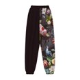 thumbnail image 4 of Pntutb Mujer Moda Casual Estampados Cintura Elástica Pantalones Largos Rectos Pantalones De Chándal Pntutb Pntutb-6693, 4 of 5