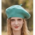 thumbnail image 7 of CoCopeaunt French Wool Beret Hat Women Winter Casual Warm Cap Girls Ladies Retro Artist Painter Hat with Sequins, 7 of 7