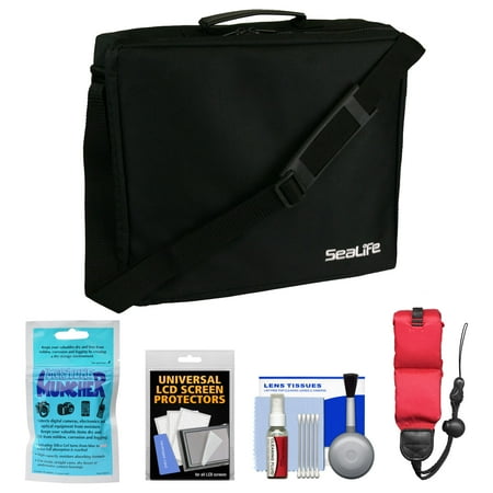 Essentials Bundle for SeaLife DC1400, Micro HD 16GB & HD+ 32GB Underwater Digital Camera with Travel Case + Silica Gel + Floating Strap + Accessory Kit