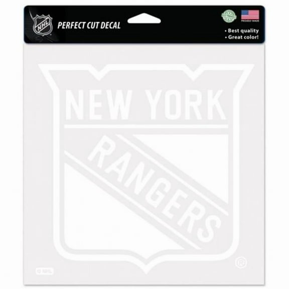 New York Rangers Official NHL 8" x Automotive Car Decal 8x8 by Wincraft 296337