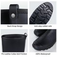 thumbnail image 3 of Litfun Mid Calf Rain Boots for Women Waterproof Garden Shoes, Black, Size 8-8.5, 3 of 6