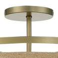 thumbnail image 4 of 4 Light Semi-Flush Mount-Soft Brass/Coal Finish Minka Lavery 3869-726, 4 of 7