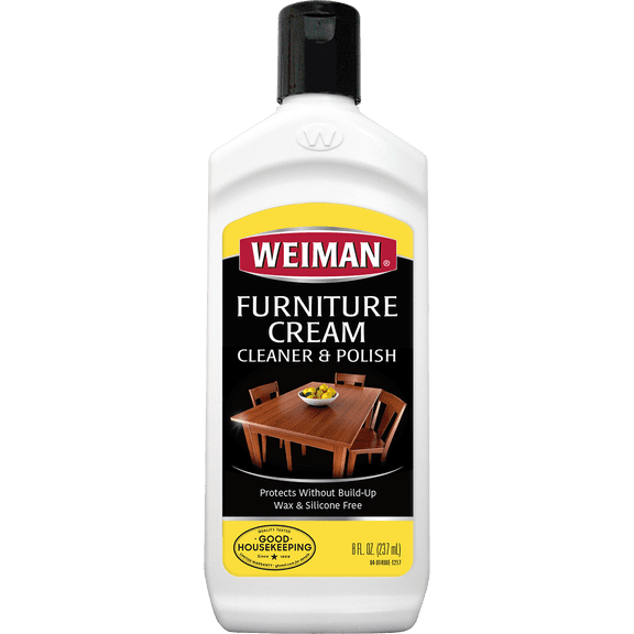 Weiman Wood Furniture Cream Cleaner & Polish, 8.0 fl. oz