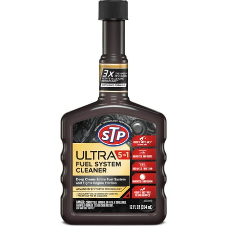 STP (R) Ultra 5 in 1 Fuel System Cleaner - 12oz