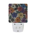 thumbnail image 5 of Yayeee LED Night Light for The Home Plug in With Light Sensors 2 Pack, Large Colorful Flowers Pattern, 5 of 6