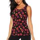 thumbnail image 1 of Balery Beautiful Maple Leaf Lantern Camiseta sin mangas estampada ligera para mujer, tops de entrenamiento sin mangas, camisetas de yoga transpirables de secado rápido.-Small, 1 of 7