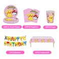 thumbnail image 2 of New Pink Pokemon Birthday Decorations Pikachu Party Tableware  Balloons Plates Napkin Backdrop Decor Balloons For Boys Party, 2 of 6