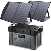 ALLPOWERS S2000 Solar Generator Kit, include 2000W 1500Wh Portable Power Station with 2 Pack SP027 100W Foldable Solar Panel [Shipping Separately]