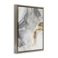 thumbnail image 4 of Stupell Industries Marbled Grey & Glam Abstract Painting Brown Floater Framed Canvas Art Print Wall Art, 17 x 21, 4 of 10