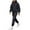 Dark Gray, variant on MOJOGO Mens Sweat Set Casual Long Pullover Hoodie Jogger Sweatpants Valentines Printed Two Piece Tracksuits Sweatsuits for Running Jogging Red M