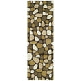 thumbnail image 3 of SAFAVIEH Soho Abbott Geometric Wool Runner Rug, Dark Brown/Multi, 2'6" x 8', 3 of 6