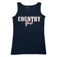 thumbnail image 5 of Country Girl Logo Women's Tank Top Western Rodeo Style Southern Pride Cowgirl Rustic Feminine Farm Life Ranch, 5 of 7