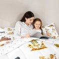 thumbnail image 4 of Manfei Pig Cow Rooster 7-Piece Twin Bedding Sets,Farmhouse Animal Bedding Comforter Set,Pumpkin Sunflower Breathable Sheet Sets,Ultra Soft Cartoon Room Decorative,Reversible, 4 of 7