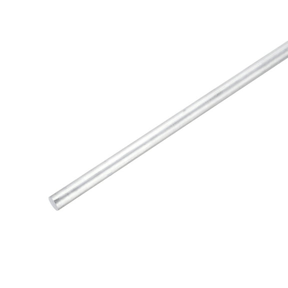 Uxcell 1 Pcs Aluminum Round Rod 16mm x 355mm 6061 Aluminum Bar Solid Stick Metal Lathe Bar Stock for DIY Craft Model Car (Silver Tone)