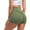Green, variant on Women Yoga Shorts Ruched Booty High Waisted Workout Shorts Butt Lifting Hot Pant