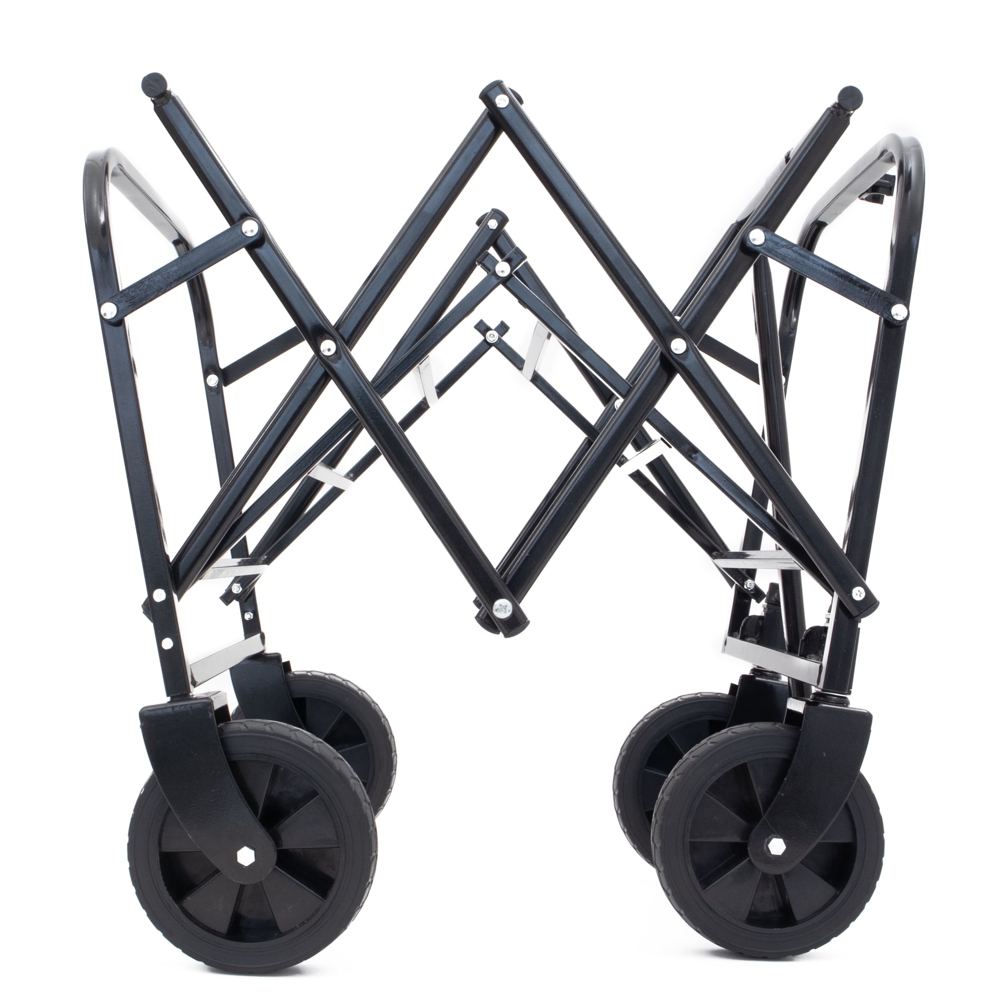 Foldable Wagon Cart Beach Wagon Heavy Duty Utility Cart Utility Wagon Grocery Cart for for Camping
