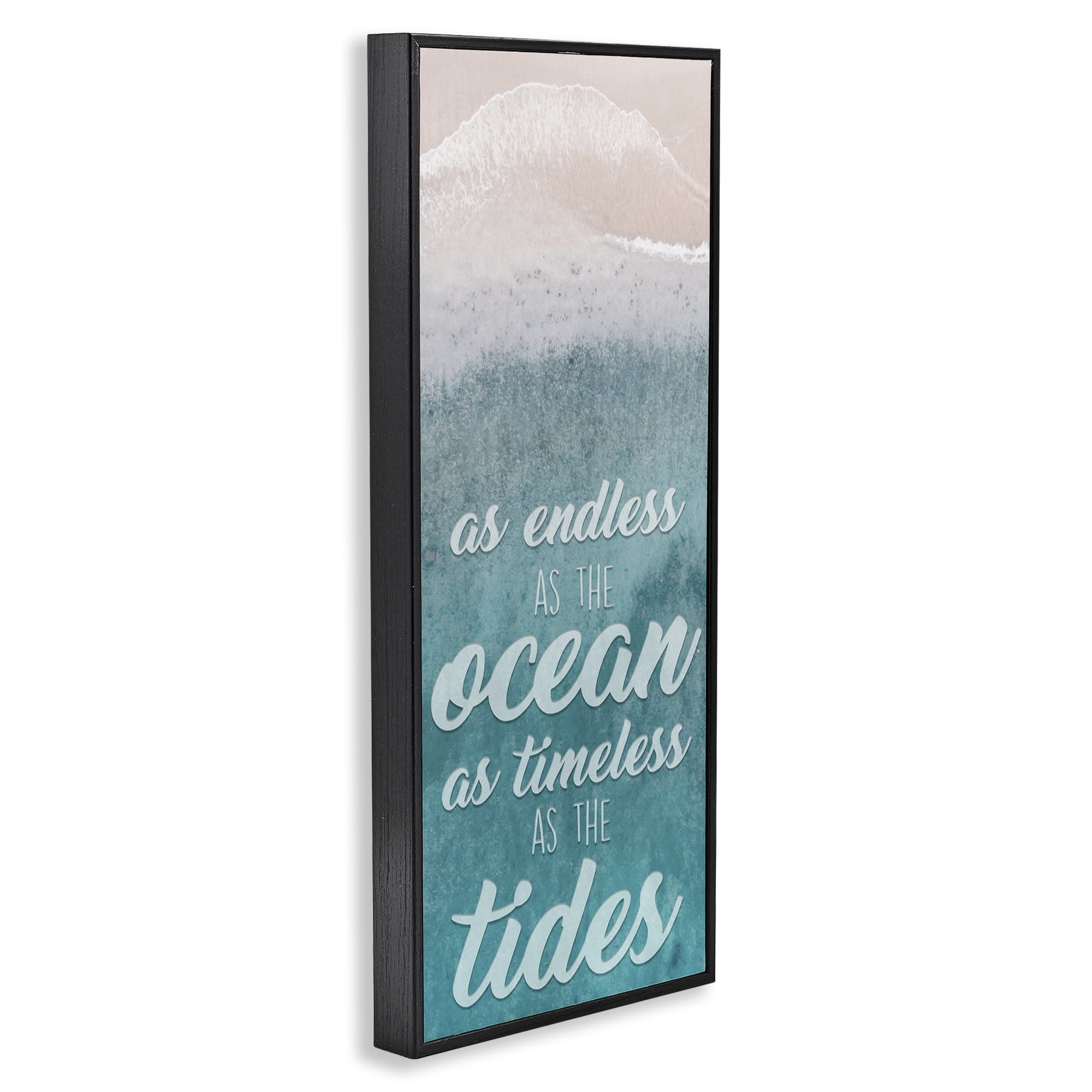 Stupell Industries Endless Ocean Timeless Tides Black Framed Giclee Art, design by Marcus Prime