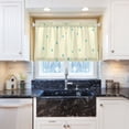 thumbnail image 6 of Shower 27"x24" Linen Look Cafe Curtain Set with Privacy and UV Protection, 6 of 8