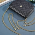 thumbnail image 2 of HLONK 4 Colors Metal Chain Extender 4.9 Inch Short Chain Bag Strap Extender Replacement Mini Purse Chain with Spring Gate Ring Decoration Chain for Satchel Shoulder Bag Crossbody Bag, 2 of 5