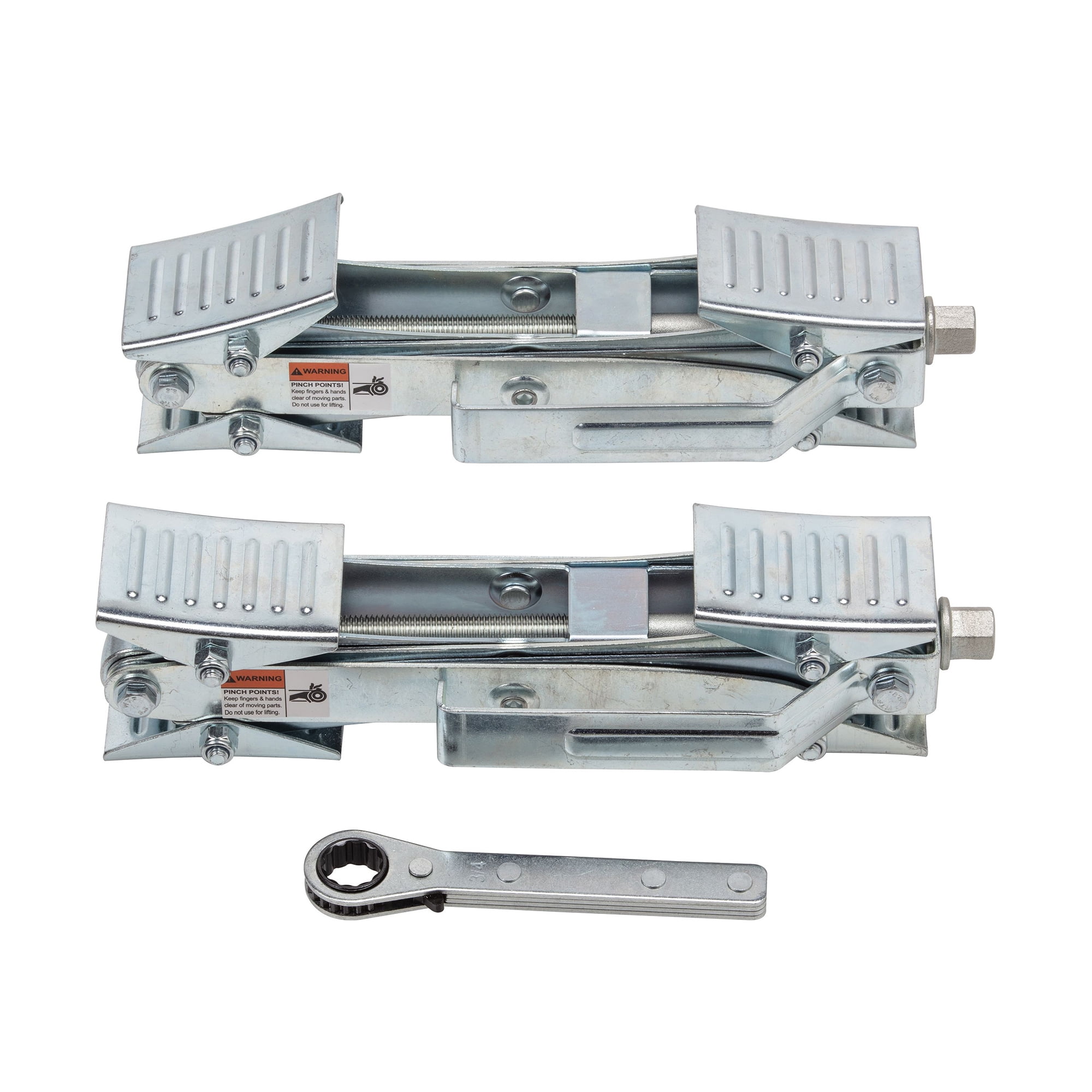 PoleStar 10201099 XX Chock Stabilizer for Tandem Axle Trailers, 2 Pack, Steel
