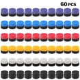thumbnail image 1 of Pack of 60 Tennis Racket Grips Anti-skid Badminton Racquet Grips Vibration Overgrip Sweatband, 1 of 8