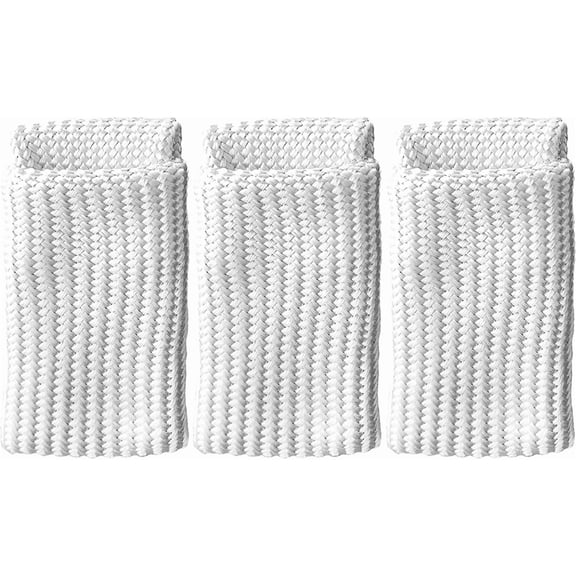 TIG MIG Welding Finger Heat Shield Gloves XL White 3 Pack