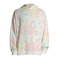 thumbnail image 6 of No Boundaries Men's Long Sleeve Tie Dye Hoodie, up to Size 3XL, 6 of 6