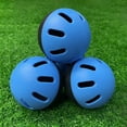 thumbnail image 4 of HLONK Baseball Practice Ball Training Baseballs Set Limited Flight Hollows Airflow Softballs Batting Hitting Ball for Pitching, 4 of 7