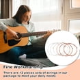 thumbnail image 4 of ziyahi 12 Pieces Guitar Strings Set Coating String Kit Alloy Wire Pure Copper Core Universal Replacement Parts String Set Beginners, 4 of 9