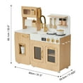 thumbnail image 3 of Teamson Kids Little Chef Cyprus Wooden Play Kitchen with 14-Piece Accessory Set, 3 of 8