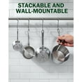 thumbnail image 6 of D&M Butter Warmer, Multi-Ply Clad Stainless Steel Coffee Pot, Milk Warmer, Chocolate Melting Pot, Small Saucepan with Flat Bottom Induction Milk Pan with Hanging Hole (0.39 QT), 6 of 6