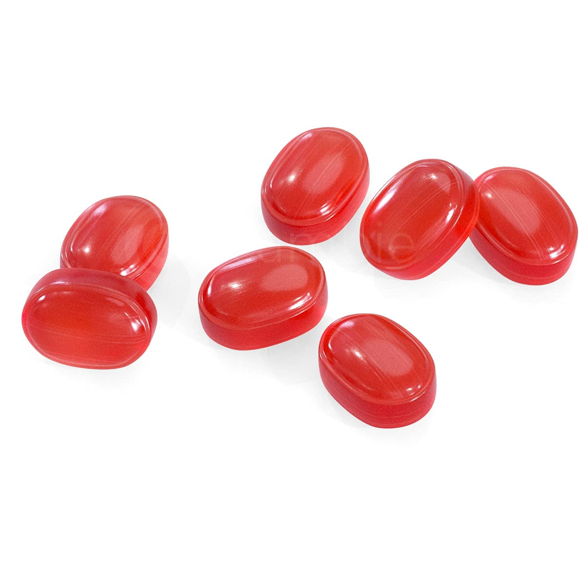 Strawberry Filled Bon Bons  -1.5 lbs of Individually Wrapped Old Fashion Christmas Hard Strawberry Candy Filled With Real Fruit (24oz)