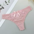 thumbnail image 3 of Women's Underwear Women's Cotton Underwear Bikini, Women's Lace Mid Waist Seamless Hip Lifting Oversized Hot And Sexy Thong Underwear, 3 of 4