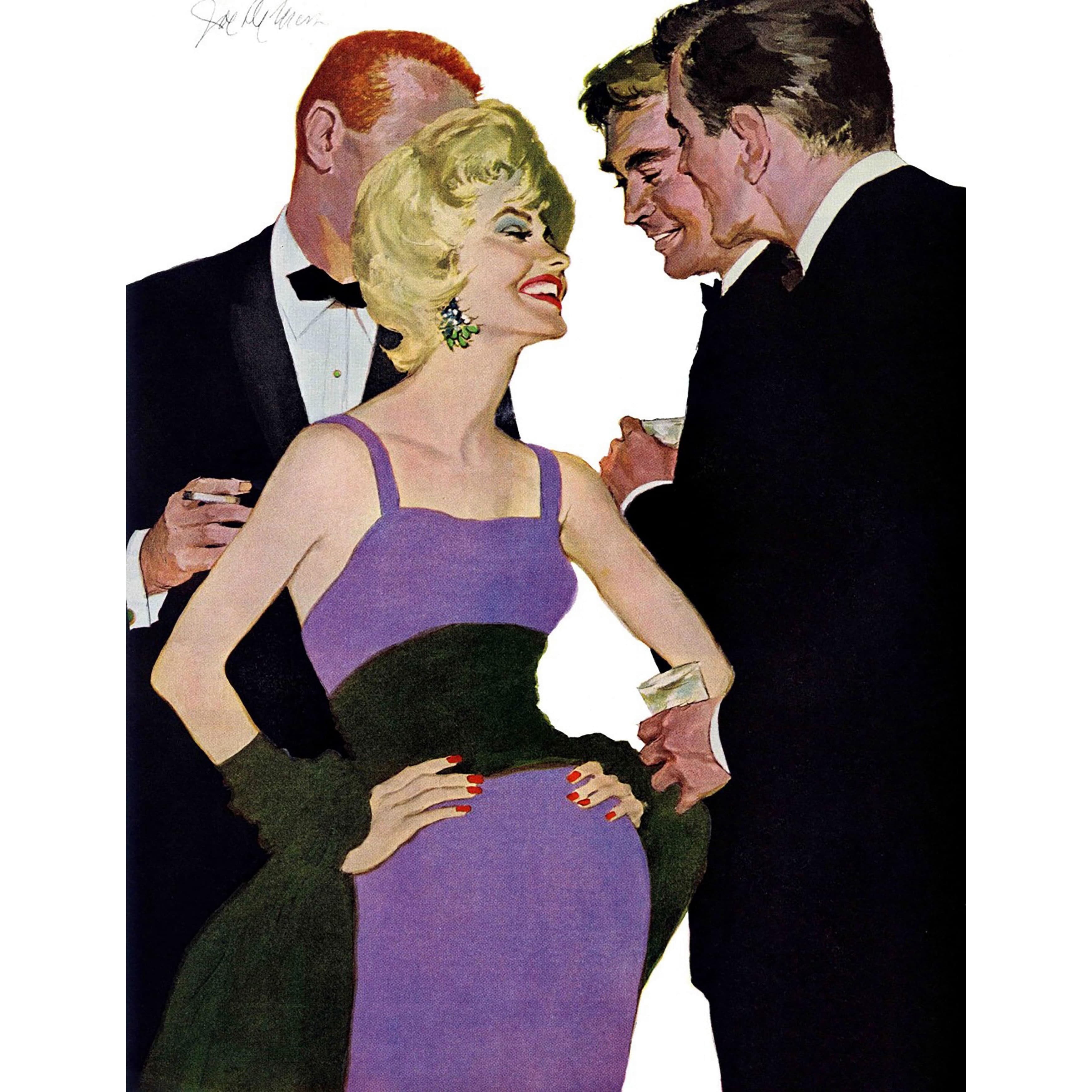 Marmont Hill "The Delectable Deceiver" by Joe de Mers Painting Print on Canvas