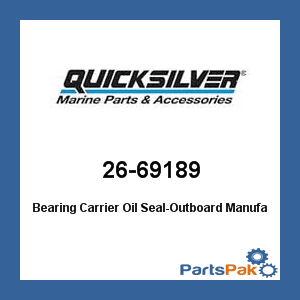 Mercruiser Gimbal Bearing Mercury - Mercruiser 26-69189 Mercury Quicksilver 26-69189 Bearing Carrier Oil Seal-Outboard- ()