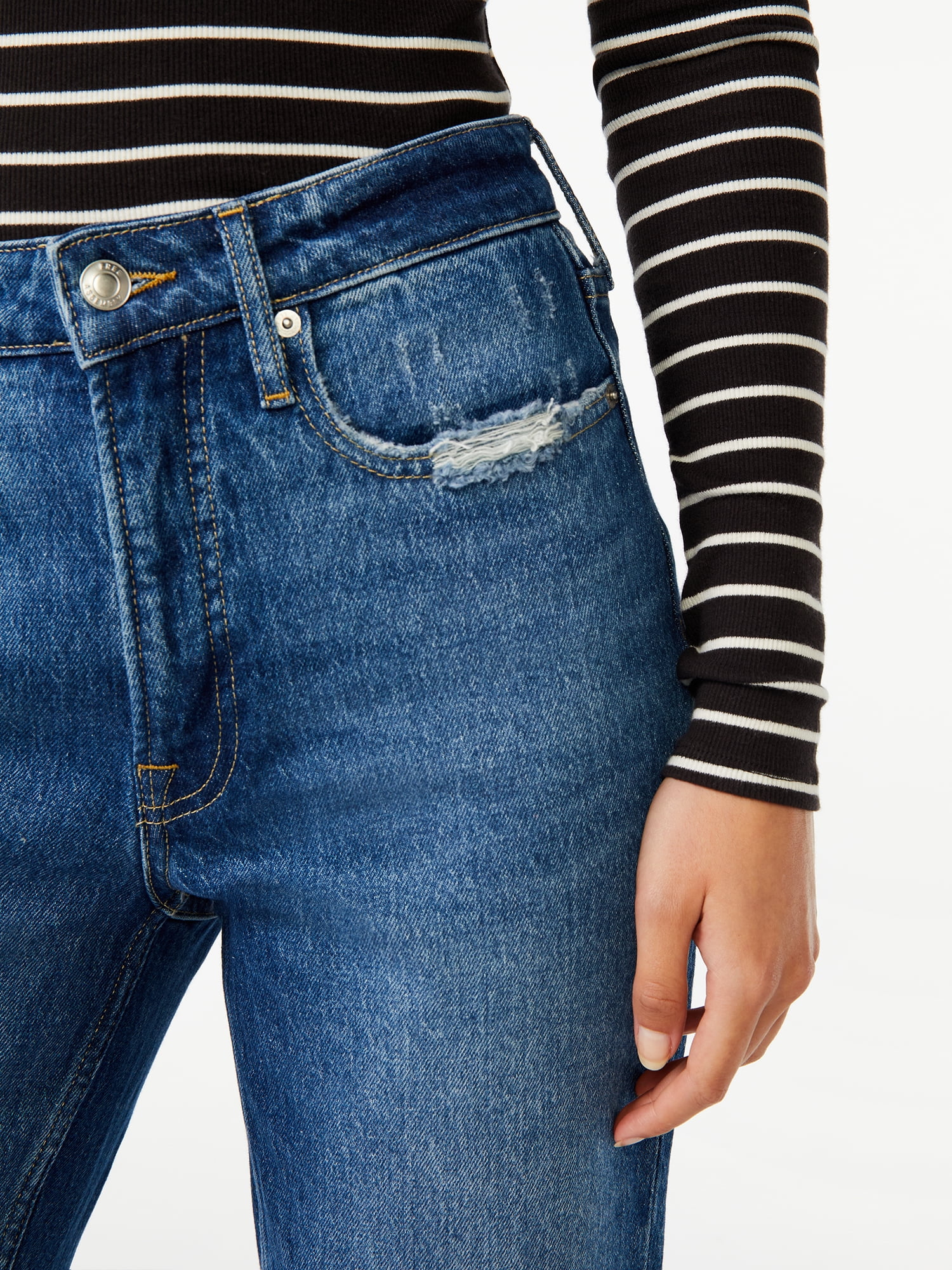 Free Assembly Women's Original 90's Straight Jeans - Walmart.com