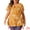 Yellow, variant on DARING DIVA Women's Plus Wrap V Neck Tie Waist Ruffle Sleeve Blouse 3X Yellow