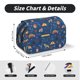 thumbnail image 5 of Disketp French Bulldog Dog In Beret Estuche de Lápices de Doble Capa con Tapa Abatible y Cremallera, Organizador Escolar para Adolescentes y Adultos, 5 of 7