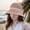 Big M fisherman (pink), variant on Summer Hollow Fisherman Hat Female Air -Breathable Thin Sunscreen Hats Fashion Grass -Edited Bucket Basin Solar Hat