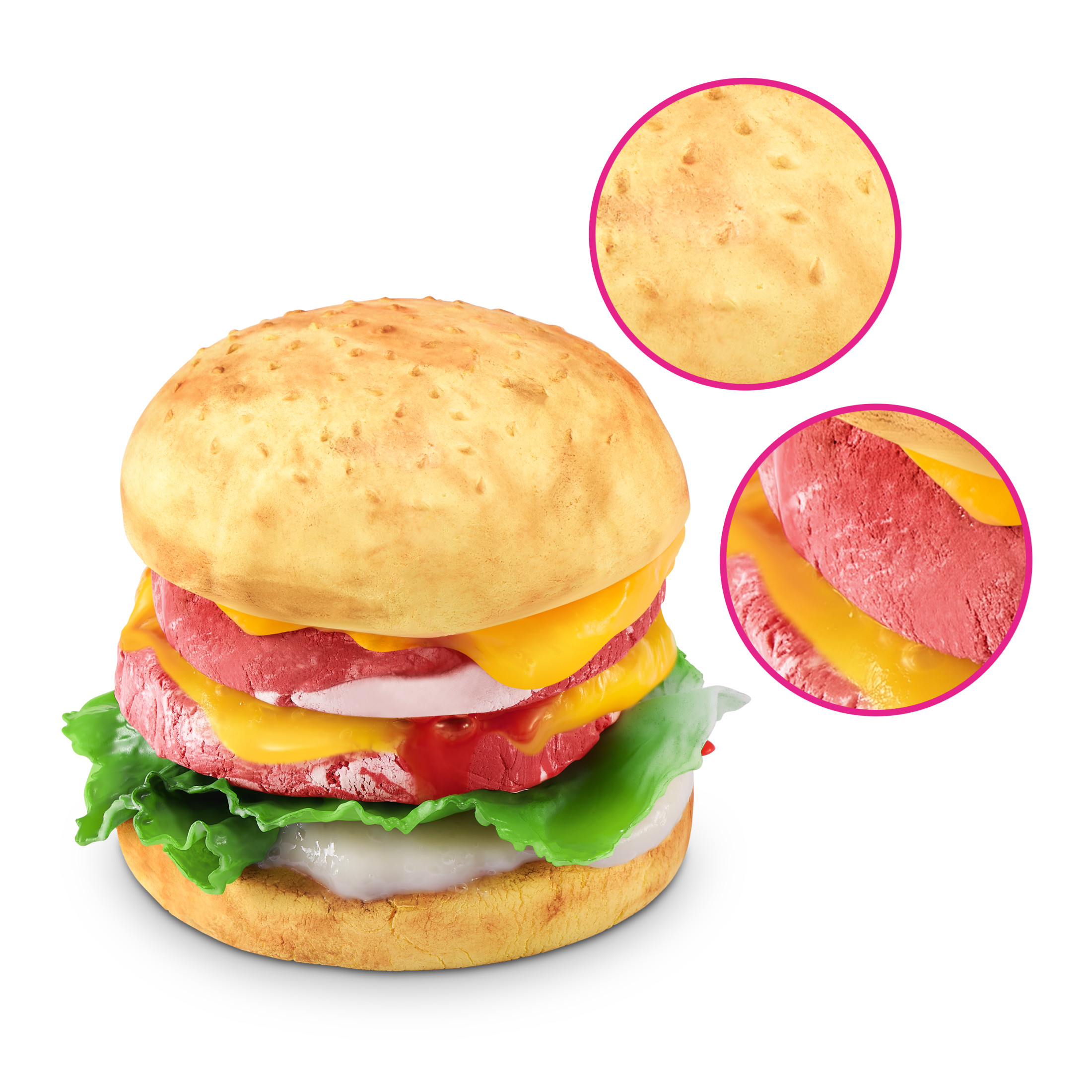 Slime Mart Small Basket Burger DIY Slime Kit photo 4