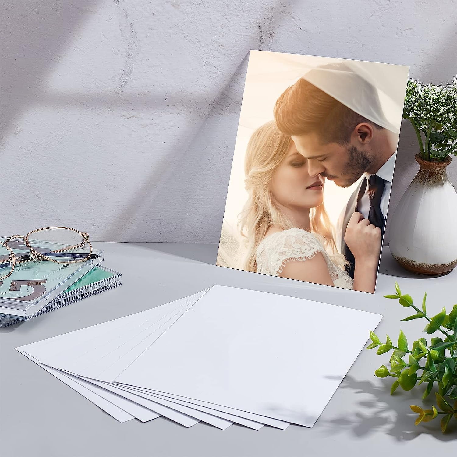 Plaques Aluminium Sublimation - Lot De 10 - 15x10 Cm - Blanc - Pour Impression Photos Et Créations DIY - 7
