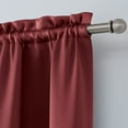 thumbnail image 3 of Mainstays Solid Blackout Curtain Panel Pair, Set of 2, Red, 30"W x 63"L, 3 of 5